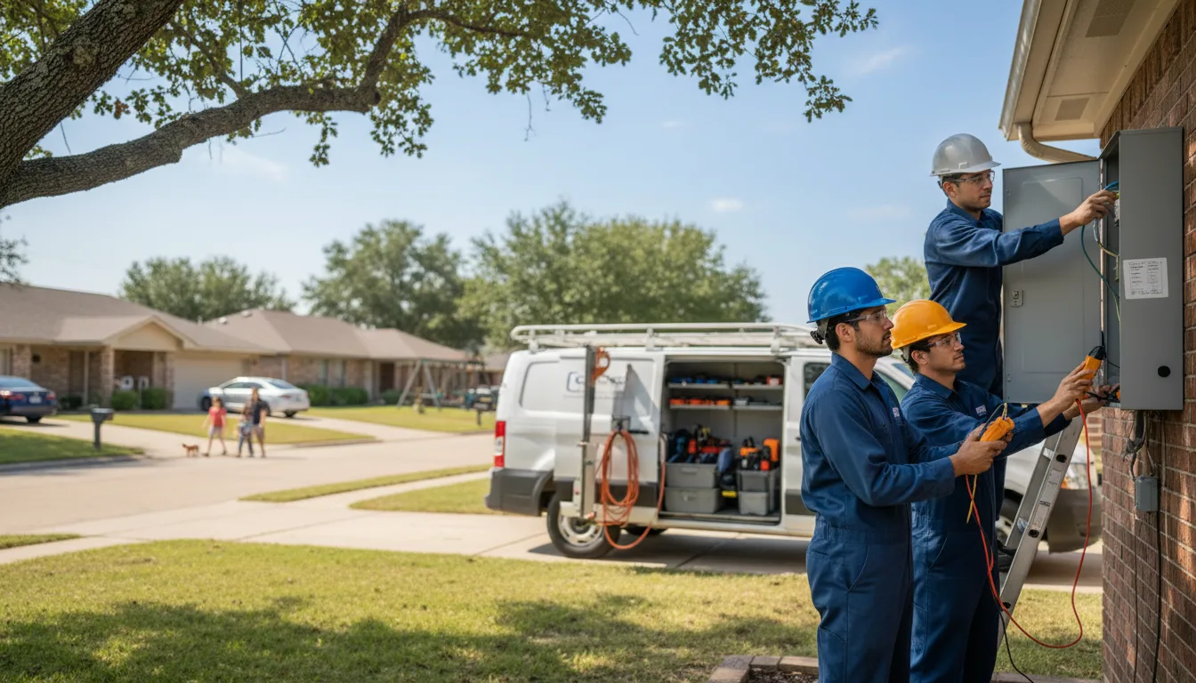 Certified electrician providing emergency electrical services in Smithton, IL
